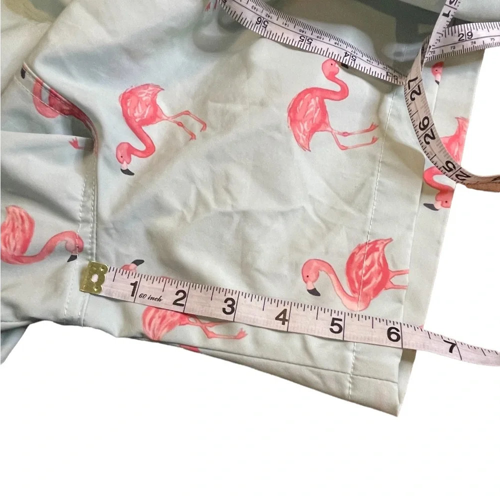 Wave Zone lined Swim Trunks sea foam green  with flamingos size XXL‎
